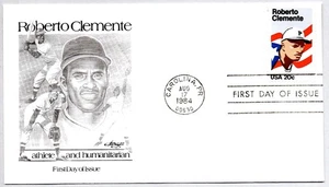 #2097 ROBERTO CLEMENTE PIRATES BASEBALL ALLSTAR FDC, CAROLINA PUERTO RICO CANCEL - Picture 1 of 1