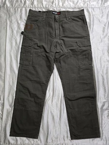 Neu mit Etikett Wrangler Riggs Ripstop gefütterte Ranger entspannte gerade Herrenhose Größe 40 x 32 - Bild 1 von 13