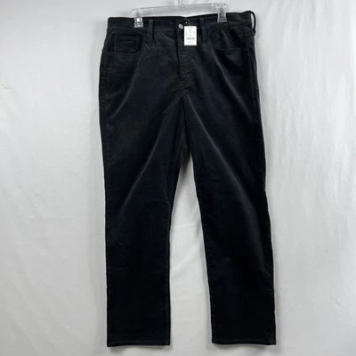 J Crew Corduroy Pants Mens Size 33 Preppy Straight Casual Navy Blue NEW - Image 1 of 4