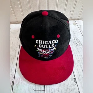 Melonwear Herren OS Chicago Bulls Snapback Mütze bestickt schwarz rot - Bild 1 von 9