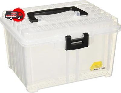Plano 350500 Hydro Flo Spinnerbait Box Holds 72 Lures Clear Storage Container - Image 1 of 4