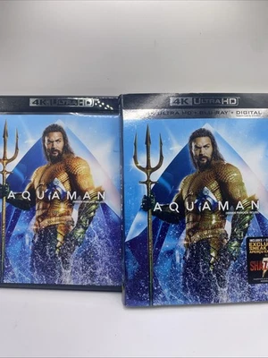 Aquaman (4K Ultra HD + Blu-Ray, 2018 con funda) Jason Momoa Foto 1 de 2