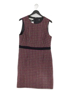 Hobbs Women's Midi Dress UK 14 Multi Wool with Polyester A-Line - Picture 1 of 5