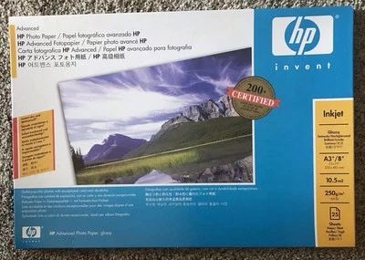 HP INKJET PHOTO PAPER GLOSSY 13X19  20 SHEETS OPEN  (+free 4 Epson Luster Sheet) - Image 1 of 4