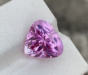 VVS 8,19 ct natürlicher rosa Kunzit Edelstein Herzschliff aus Afghanistan - Bild 1 von 2