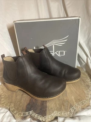 Dansko Becka Aceitado Pull Up Marrón Talla 39 Foto 1 de 4