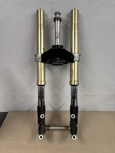 06-11 KAWASAKI NINJA ZX14R FRONT END FORKS TREES AXLE Straight #0110 - Picture 1 of 9