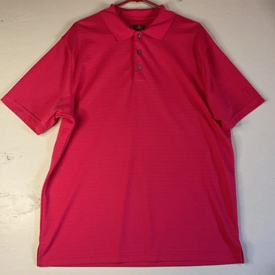 CHAMPIONS TOUR Polo Golf Shirt MEN'S  Short-Sleeve Size XL Pink - Image 1 of 4