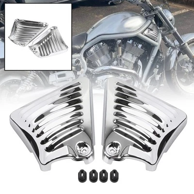 Chrome Airbox Frame Neck Side Intake Covers For Harley V-Rod VRSCF VRSCA VRSCB Foto 1 de 4