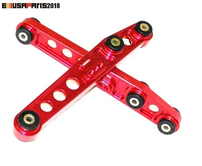 Brazo de control trasero de aluminio en polvo para Honda Civic del Sol 1988-1995 rojo Foto 1 de 4