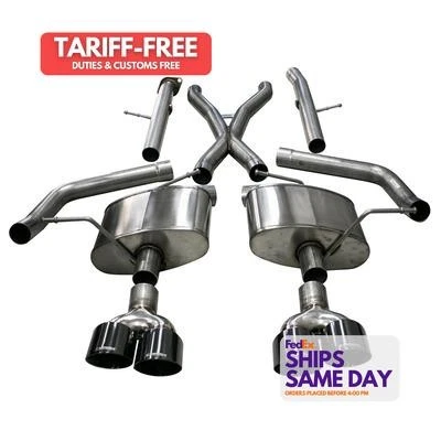 Corsa 21052BLK, Kit Exhaust Cat-Back Stainless Natural Performance Racing Parts - Image 1 of 4