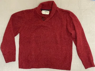 Suéter Cuello Chal Para Hombre Talla XL Mezcla Algodón Abuelo Núcleo Madera Botón Grueso Foto 1 de 4