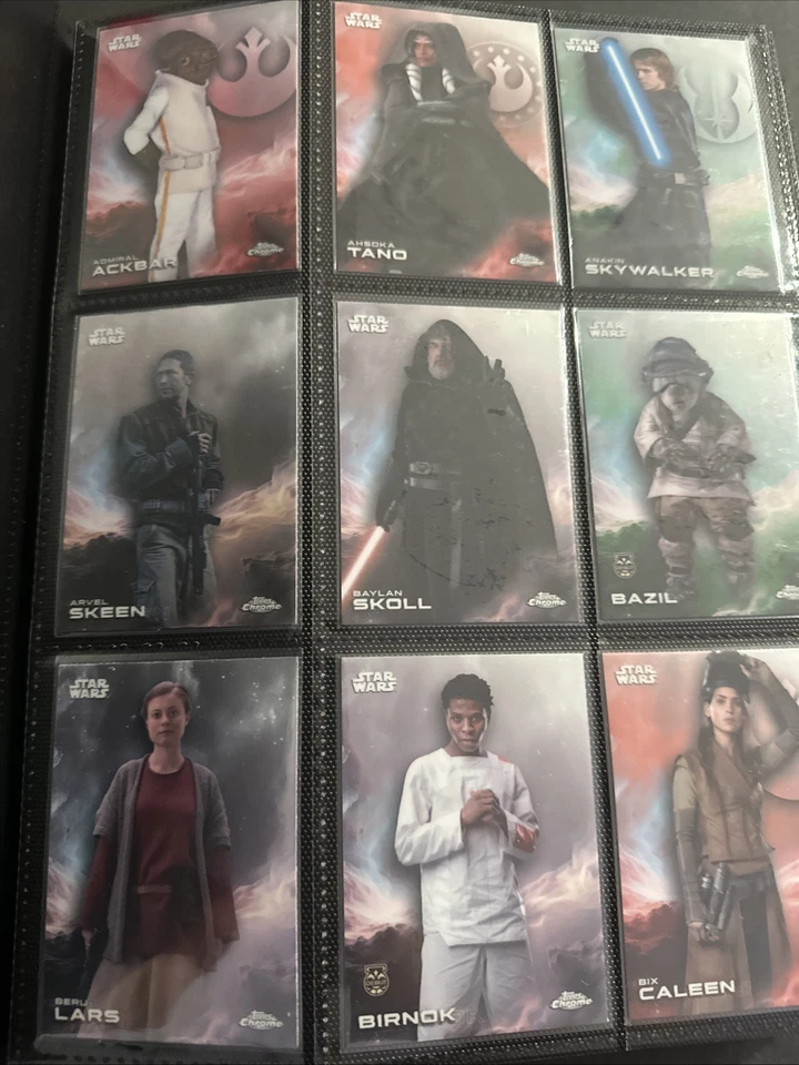 2025 TOPPS CHROME STAR WARS COMPLETE SET 1-200 - Image 1 of 4