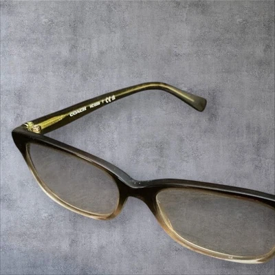 Coach Women's Eyeglass Frames HC 6089 5400 (Olive Brown Gradient/Olive) W/Case - Image 1 of 4