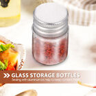  12 PCS Pill Container Glass Bottles with Caps Lid Flower Tea Mini