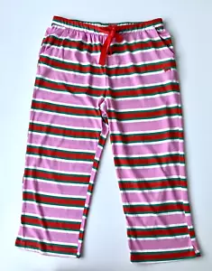 PETER ALEXANDER Multi Striped 3/4 Pants Size Large Cotton/ Modal Blend NWT - Foto 1 di 8