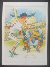 1985 Baseball Greats Caricatures Stan Musial #3 NMMT