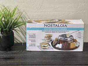 Nostalgia SMM200 Indoor Electric Stainless Steel S'mores Maker Open Box New