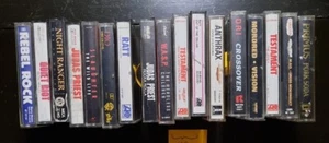 17 Vintage HEAVY METAL CASSETTE TAPES mordred dri Testament mod primus anthrax - Imagen 1 de 10