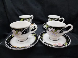 SANGO MEMORIES Cups & Saucers Set of 4 - Picture 1 of 2