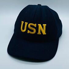 Vintage US NAVY Made in USA Embroidered Ball Cap Hat Snapback