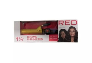 Red By Kiss 1¼" Ceramic Curling Iron C106NG. - Picture 1 of 3