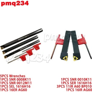 SNR0008K11/0010K11/0012M11 + SER/ SEL1616H16  + 3PCS 11IR A60 2PCS 16ER/IR AG60 - Foto 1 di 7