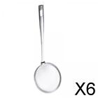 6Xcooking Oil Sieve Colander  With Handle For Blanching Vegetables 1Mm