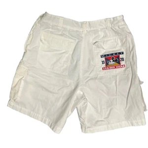 Vintage Disney Mickey Mouse Herren Medium weiß Shorts Segelausrüstung Cargo - Bild 1 von 8