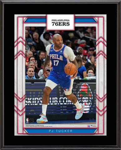 P.J. Tucker Philadelphia 76ers 10.5" x 13" Sublimated Player Plaque Cover