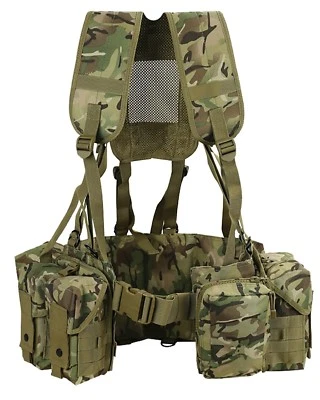 Special Forces Molle Airborne WEBBING BTP CAMO -MULTICAM MTP Match ( Infantry - Image 1 of 2