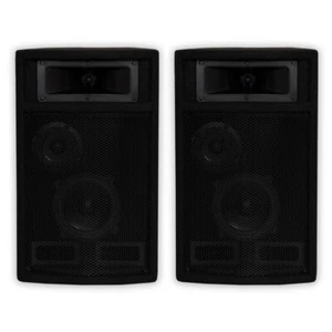 Acoustic Audio PA-500X Passive 800W 3-Way Speaker Pair DJ PA Studio Speakers - Picture 1 of 6