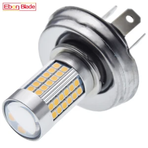 6V DC P45t R2 Blanco Cálido 4300K LED Motocicleta Faro Bombilla Doble Haz - Imagen 1 de 11