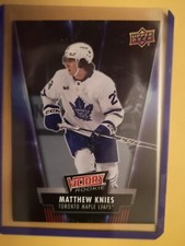 2023 Upper Deck Victory Black MATTHEW KNIES Rookie #V-3 Fall Expo Promo