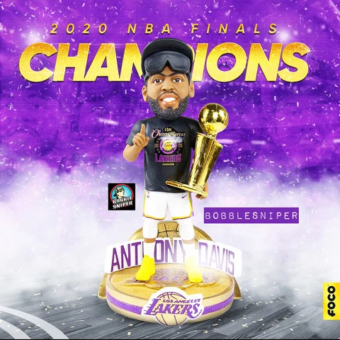 ANTHONY DAVIS Los Angeles Lakers 2020 NBA Champion Exclusive #504 Bobblehead Cover