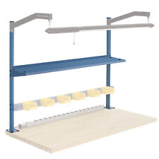 Global Industrial Upright Kit with 12"D Shelf 72"W x 48"H - Blue