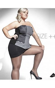 COLLANT LUXE KIARA GRANDE TAILLE T6 NOIR ou GRIS Collection femme ronde - Imagen 1 de 1