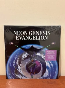 Neon Genesis Evangelion Translucent Blue & Black Smoke Vinyl 2xLP - Picture 1 of 5