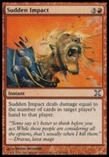 Sudden IMPACT-MTG card-Tenth Edition - 10e-Language: Ita-EX