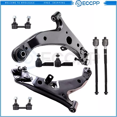 8x Front Lower Control Arm Tie Rod End Sway Bar For 1996-2002 Toyota For Corolla - Image 1 of 4