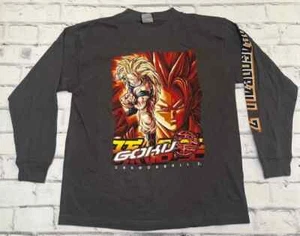 Dragonball Z Shirt Youth Large Gray Y2k 2003 Goku Super Saiyan DBZ - Picture 1 of 11