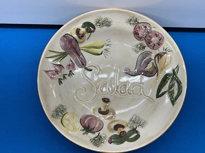 Vintage Large 14” Salad/Spaghetti Bowl Los Angeles Pottery California - Image 1 of 4
