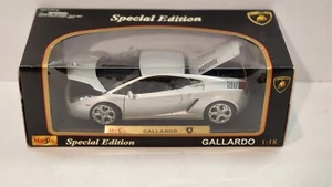 Maisto 1/18 Lamborghini Gallardo SPECIAL EDITION 2003 *RARE SILVER* - Picture 1 of 6