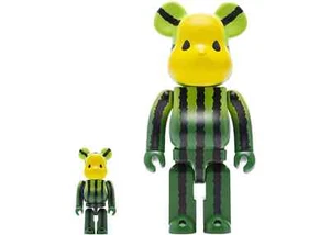 Bearbrick x CLOT Summer Fruits Yellow Watermelon 100% & 400% Set - Picture 1 of 2