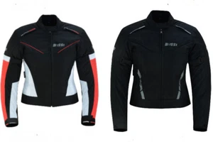 Giacca Donna Lady Tesssuto Moto Con Protezioni Removibile Impermiabile BI ESSE - Imagen 1 de 7