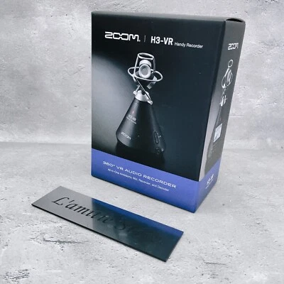ZOOM ASMR H3-VR Handy Digital Recorder Binaural VR Space Voice Japan H3VR Black - Image 1 of 4