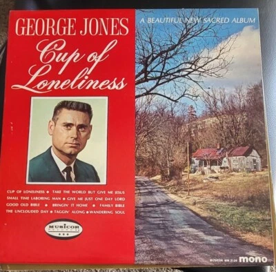 GEORGE JONES CUP OF LONELINESS VINYL LP  MUSICOR Records MM2124 - Image 1 of 2