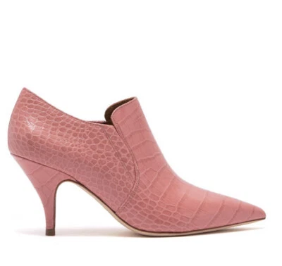 Botín Tory Burch Georgina 80 mm en rosa elefante cocodrilo en relieve talla 7 Foto 1 de 4