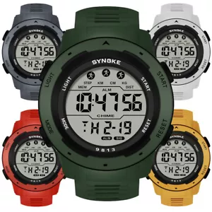 Reloj deportivo digital impermeable para hombre pantalla ancha fácil lectura pantalla reloj regalo - Imagen 1 de 20