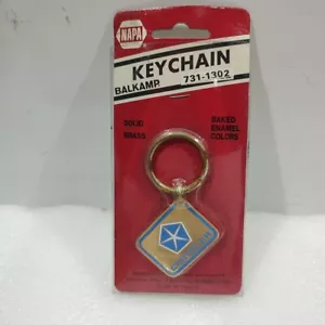 Llavero Chrysler de Colección Nuevo de Lote Antiguo Esmalte En Latón Sólido Llavero Nuevo - Imagen 1 de 7